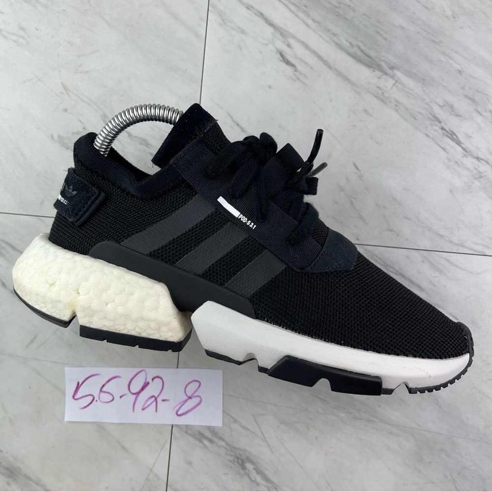 Adidas Women’s 5.5 P.O.D. S3.1 J Core Black White B42058 Boost Sneakers Shoes